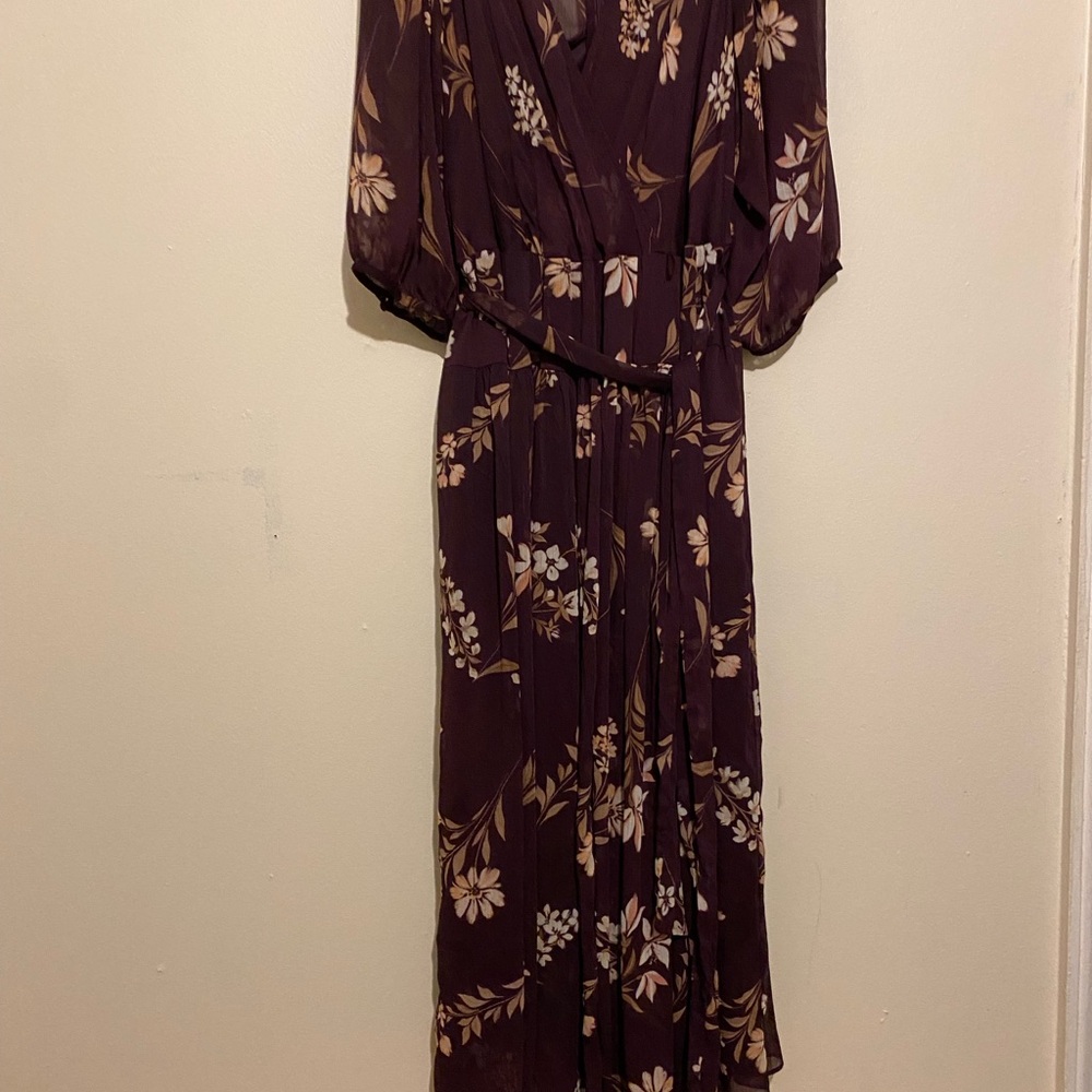 Long sheer Calvin Klein dress